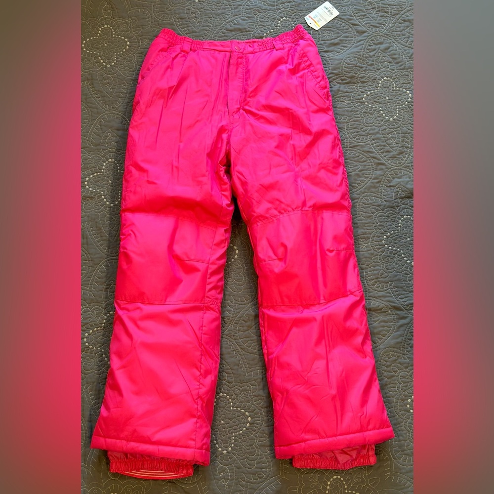 Thereabouts Big Girls Cheerful Pink Heavyweight Snow Pants NWT Size XL 1…